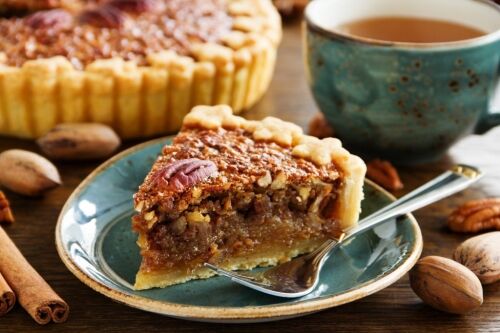 A wonderful American classic pecan pie