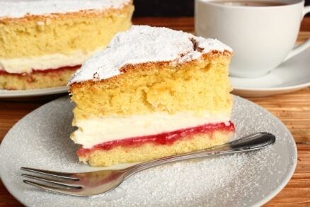 Expect a sponge cake for high tea with Queen Victoria