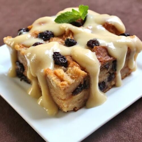 Classic version with vanilla sauce (Allrecipes)